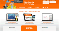 Desktop Screenshot of monpermisradio.com